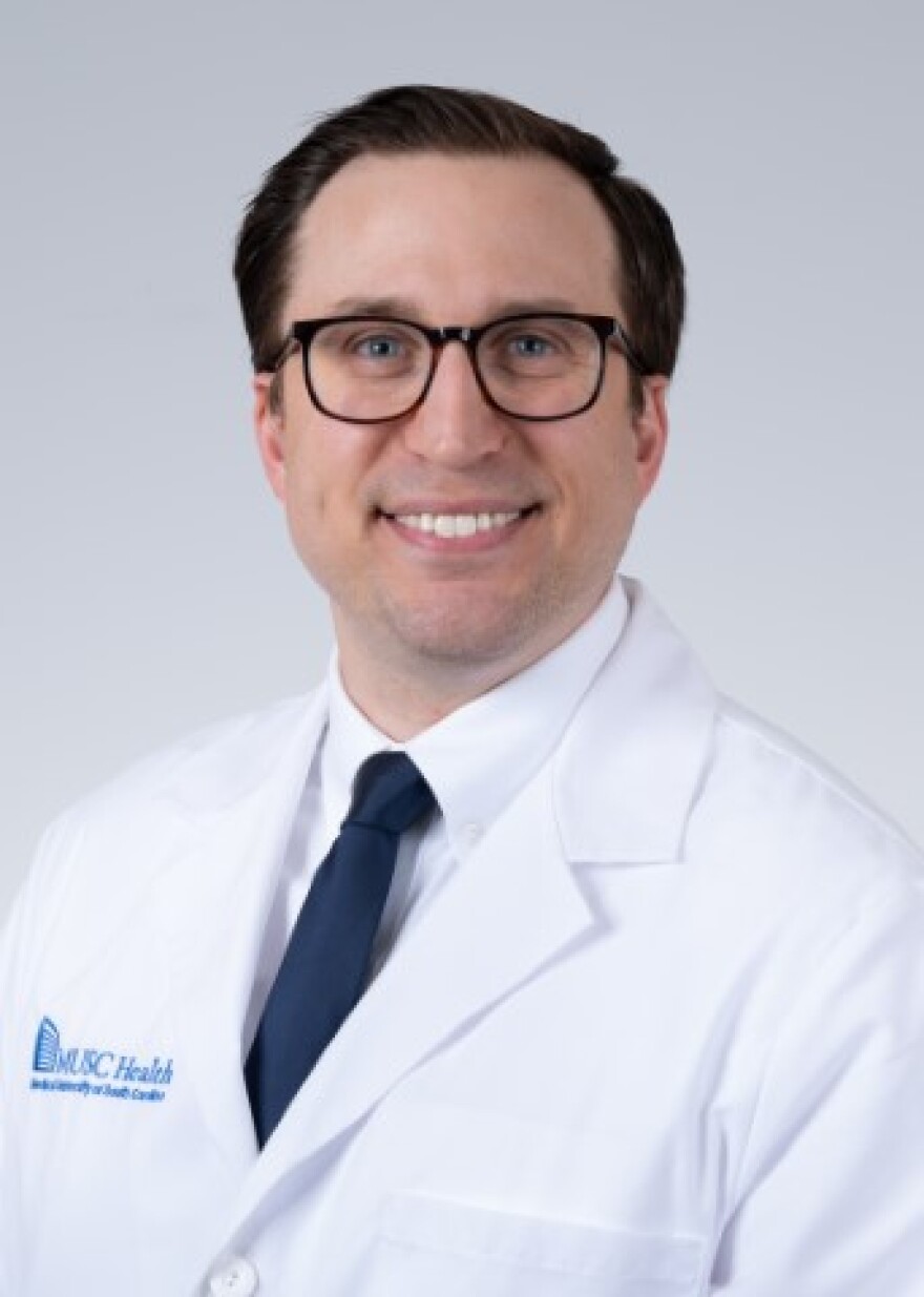 Dr. Anthony Kent, Clinical Assistant Professor of Medicine in the Division of Nephrology and kidney specialist at MUSC