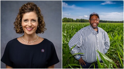Republican Julia Letlow (left) and Democrat Jamie Davis (right) won their party's runoff election on Saturday, June 27, 2026, and will face each other for Bill Cassidy's U.S. Senate seat in November.