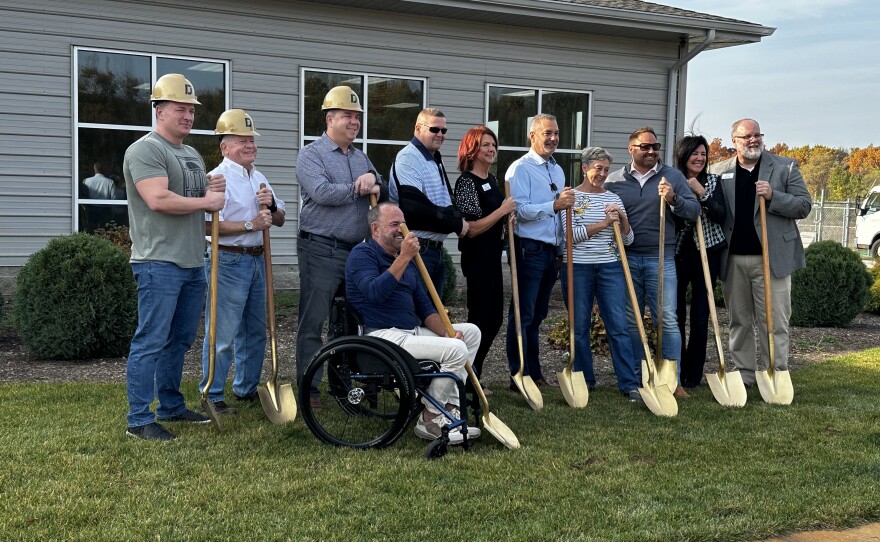 The HSEC Board of Directors broke ground on a new clinic expansion on Tuesday.