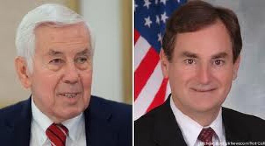 Sen. Richard Lugar (left), and State Treasurer Richard Mourdock