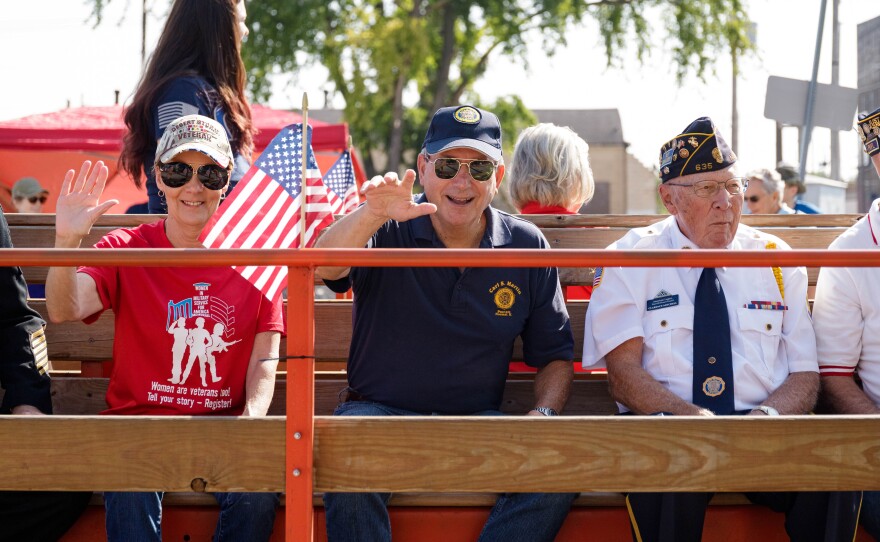 Participants in the parade