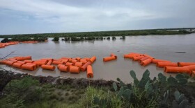 DHS buoys in flooded Rio Grande/ July 2026