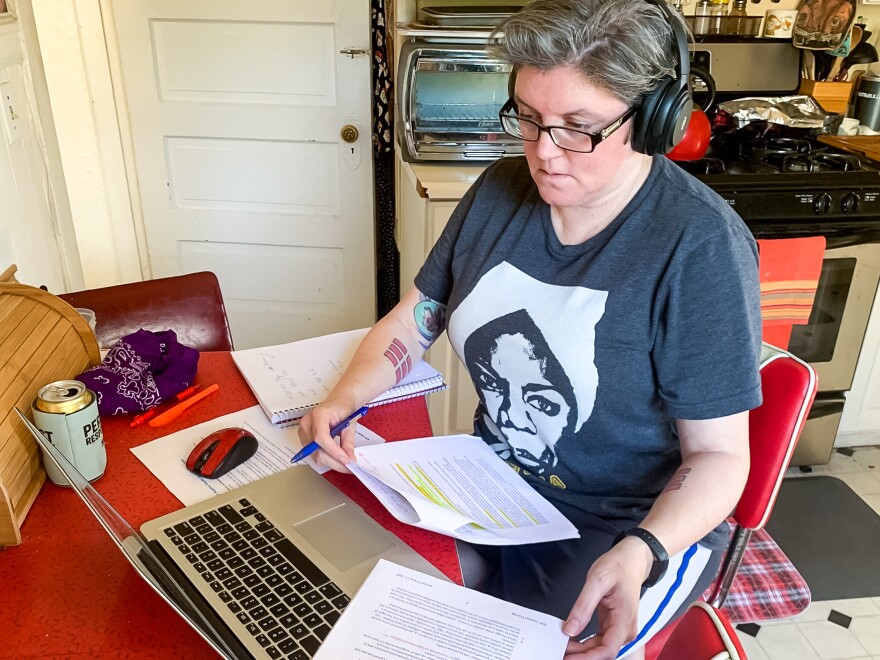 San Francisco librarian Lisa Fagundes was redeployed during the pandemic to work as a contact tracer.