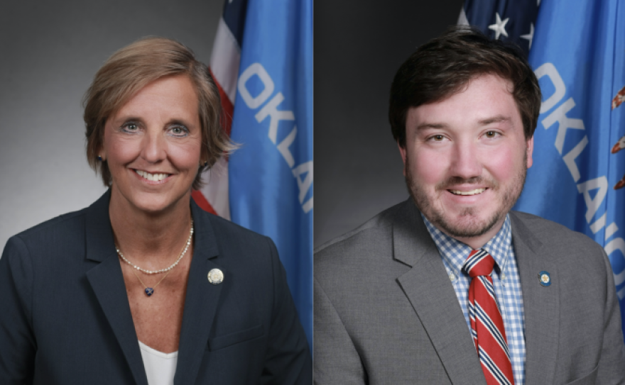Rep. Carol Bush (R-Tulsa) and Sen. John Michael Montgomery (R-Lawton)