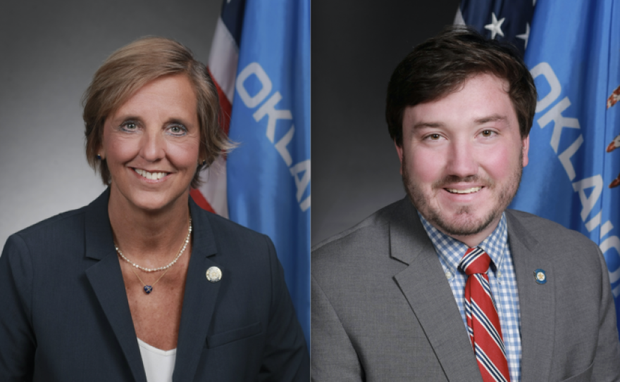  Rep. Carol Bush (R-Tulsa) and Sen. John Michael Montgomery (R-Lawton)