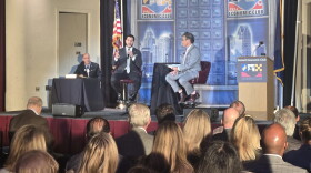Michigan U.S. Senate candidate Abdul El-Sayed, a Democrat, speaks at the Detroit Economic Club forum on October 20, 2026.