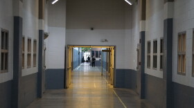 A hallway in Manson Youth Institution.