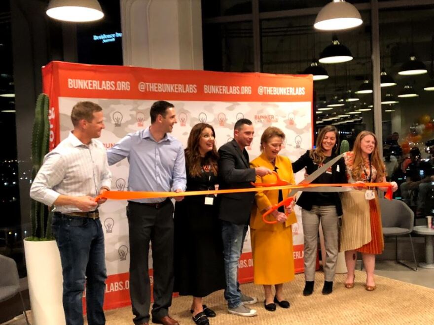 Bunker Labs Phoenix Chapter ribbon cutting. 