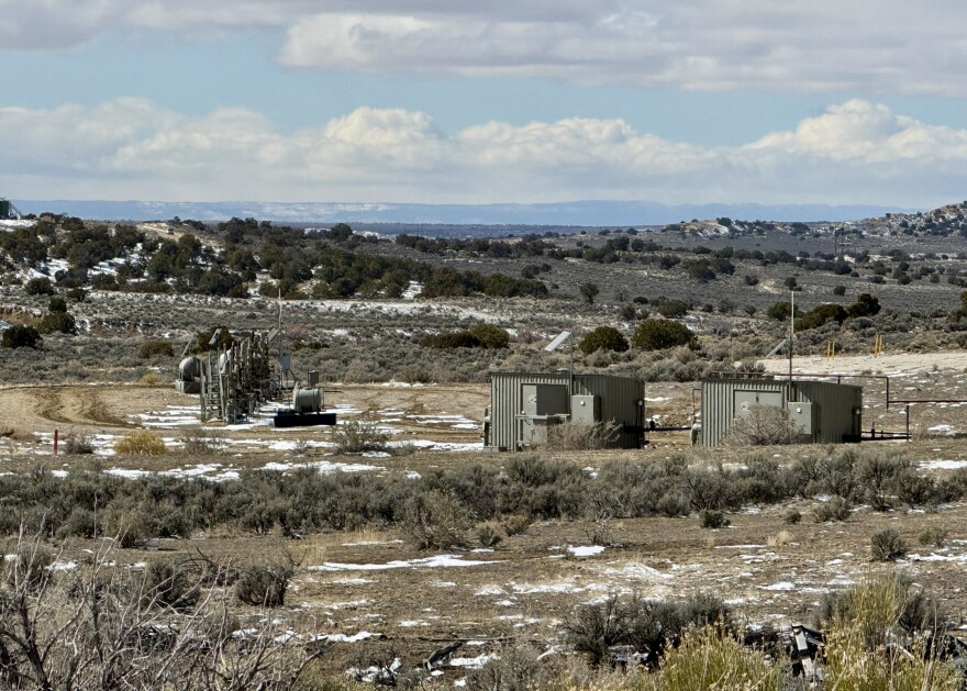 Oil and natural gas pipelines within the Greater Chaco Landscape in New Mexico.
