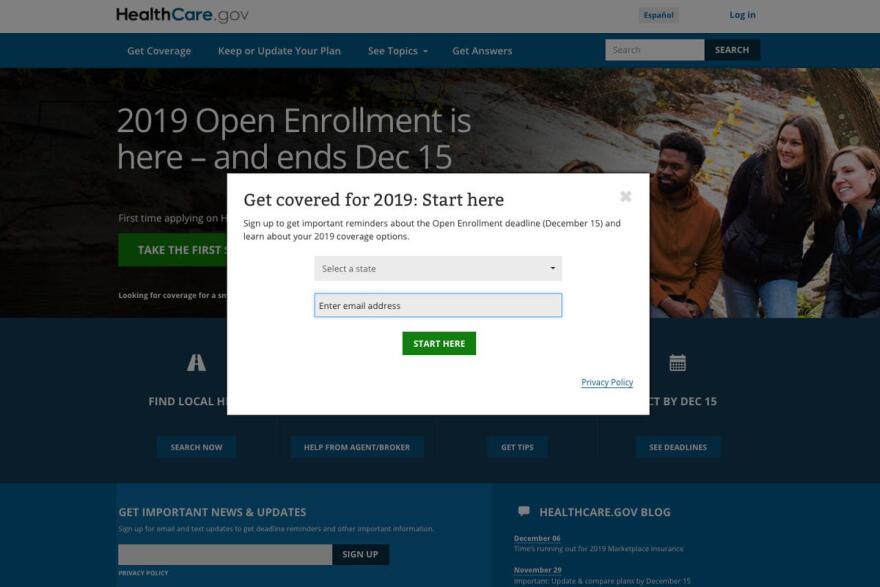 (screenshot, Healthcare.gov)