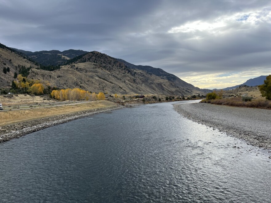 The team has been using the Surface Water and Ocean Topography - or SWOT - satellite, a collaboration between NASA and CNES. It looked at waves within the Yellowstone River, pictured here in October 2024 in Montana.