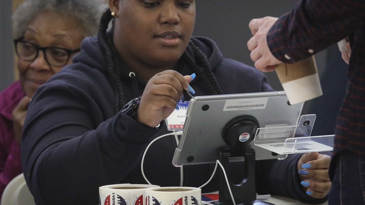 Centre County is one of several counties piloting an electronic poll book this election - Vimarsana News