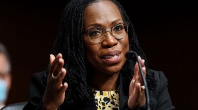 WASHINGTON, DC - APRIL 28: Ketanji Brown Jackson, nominated to be a U.S. Circuit Judge for the District of Columbia Circuit, testifies before a Senate Judiciary Committee hearing on pending judicial nominations on Capitol Hill, April 28, 2021 in Washington, DC. The committee is holding the hearing on pending judicial nominations. (Photo by Kevin Lamarque-Pool/Getty Images)