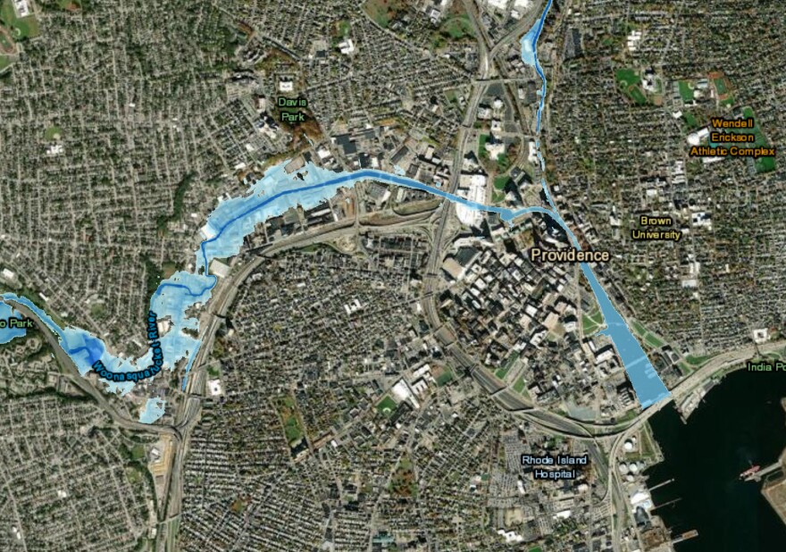 Funding from FEMA’s Building Resilient Infrastructure and Communities (BRIC) program has helped University of Rhode Island researchers develop an interactive mapping tool and database that illustrates the extent and depth of flooding from sea level rise and coastal storms.
