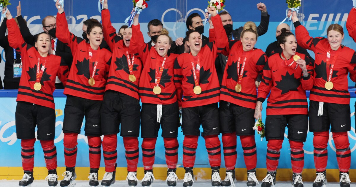 Canada wins Olympic gold in women's hockey, toppling rival Team USA