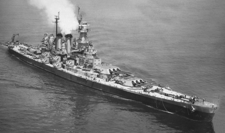 The Battleship North Carolina is now a museum and war memorial in Wilmington on the Cape Fear River.