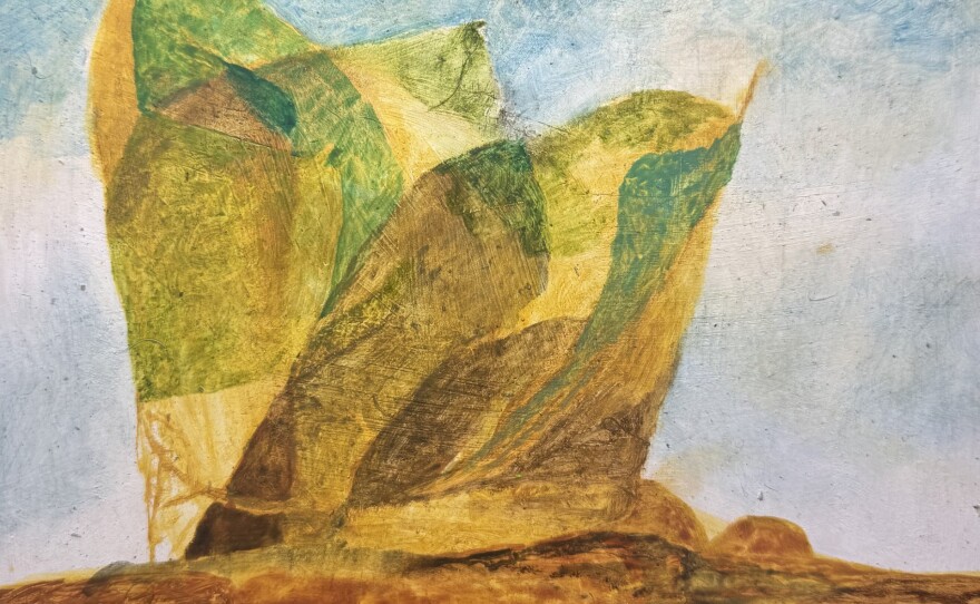 Join HPR at a gift level of $750 or more ($62.50/month) and request an original oil painting by Artist in Residence at the Capitol Modern Solomon Robert Nui Enos as your thank-you gift.