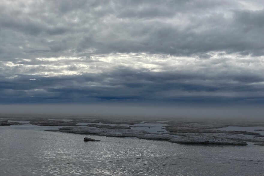 The Utqiagvik coast in June, 2022.