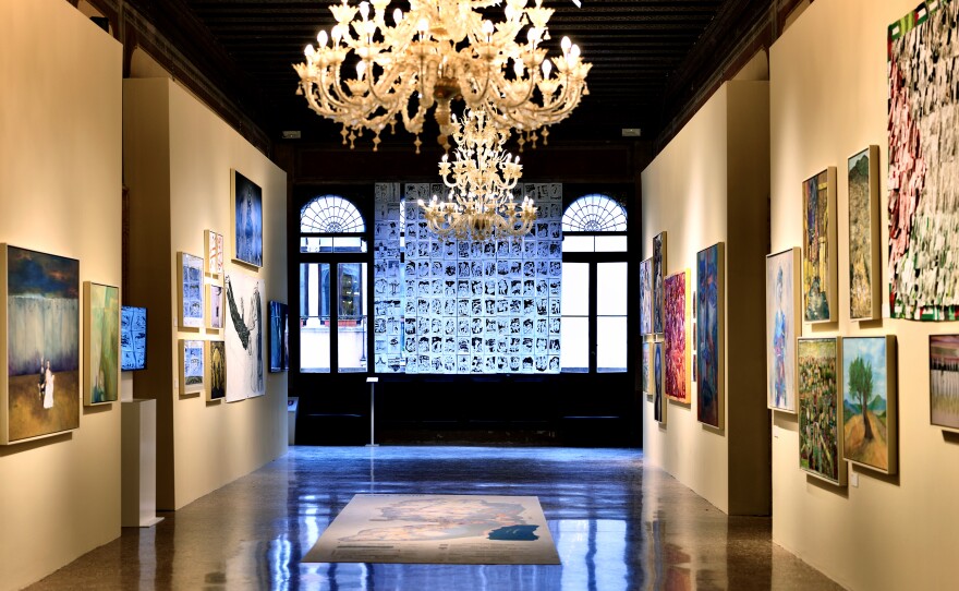 An exhibit named “Foreigners in Their Homeland,” proposed by the Palestine Museum U.S., was not included in the 60th Venice Biennale. It is now an unofficial collateral event at Venice’s Palazzo Mora opening April 20.