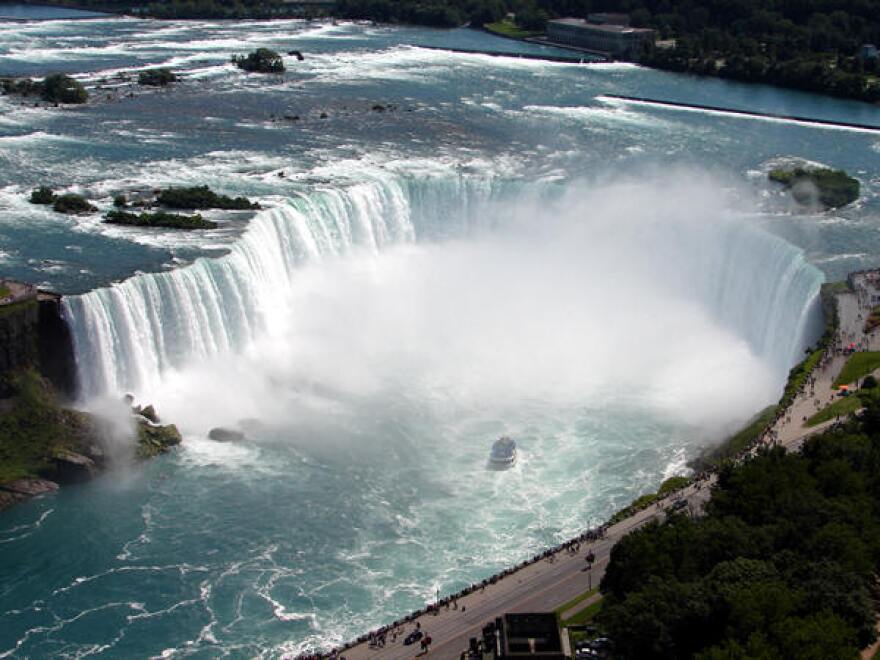 A man has survived a plunge into the 174-foot-tall Canadian "Horseshoe" Falls