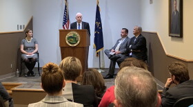 The comprehensive addiction recovery network grants were announced at Community East Hospital in Indianapolis. (Jill Sheridan/IPB News)