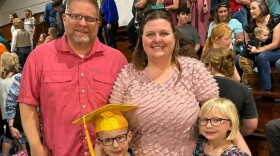 The Wertman family of Winslow, IN. Amanda and daughter Michaela (right) died in Saturday night's crash on State Road 64 in Pike County