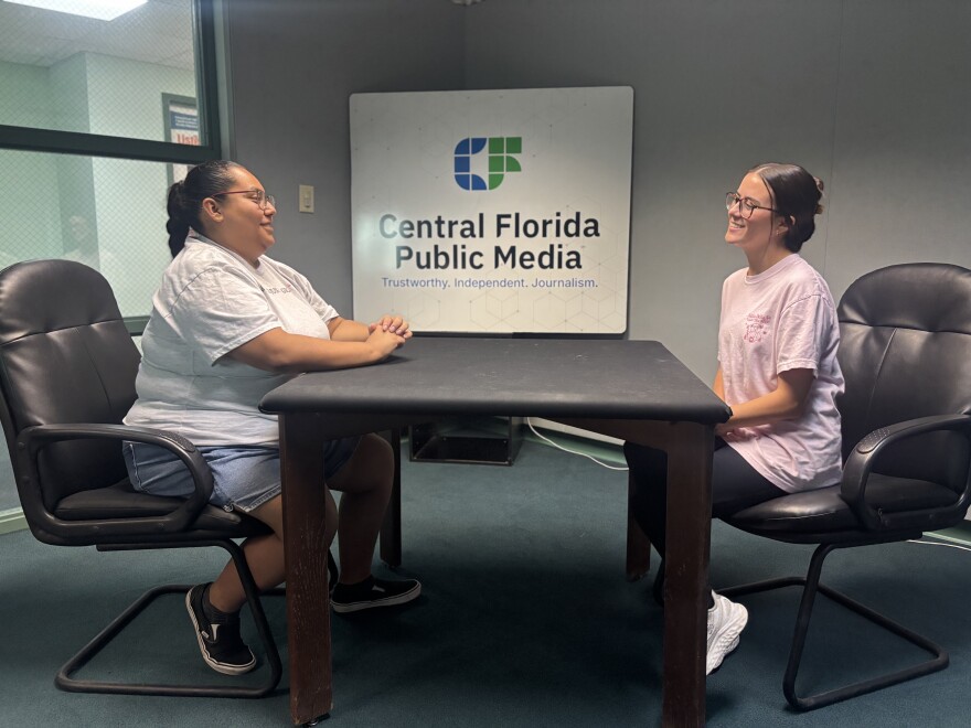 Alondra Rivas-Jimenez, 20, and Bailey Newcomb, 21, sat down for a One Small Step conversation.