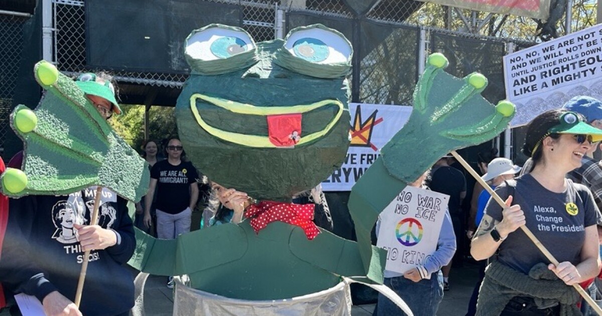 No Kings 3 protest draws hundreds to Athens