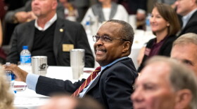 CMU outgoing president George E. Ross 
