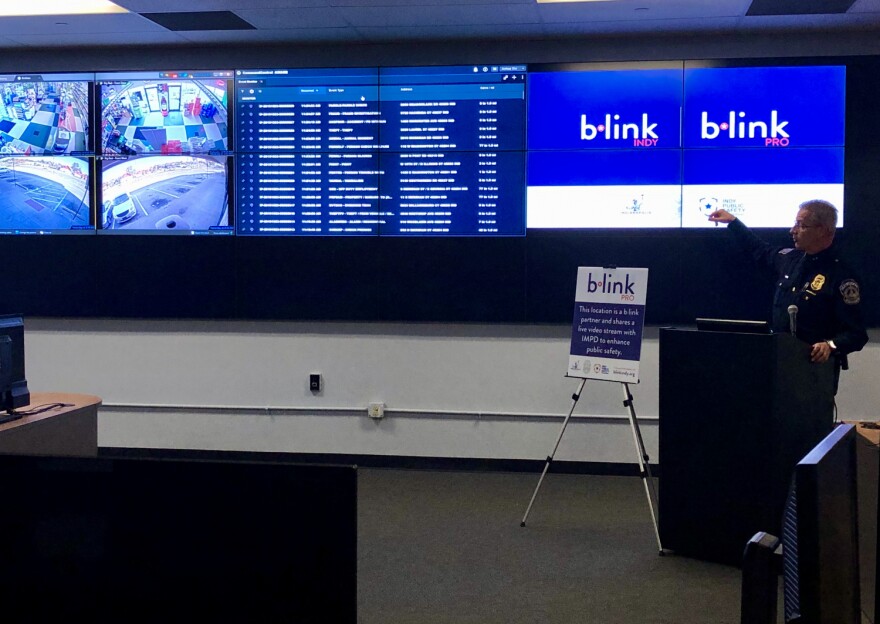 IMPD Chief Brian Roach explains how the cloud based B.Link program works.