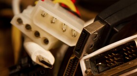 Molex makes the four-prong connector you see at left.