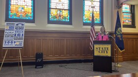 Scranton Mayor Paige Gebhardt Cognetti gives a State of the City address on Thursday, July 6.