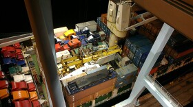 cargo containers at JAXPORT