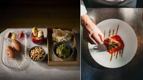 The new food offerings at Agency (left), and seafood gets another showcase in Milwaukee from the new Freshwater Food & Wine Festival.