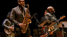 Musicians jamming at the 2024 Phoebus Jazz festival in Hampton. The festival returns Friday and Saturday.