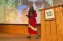 Haley Omeasoo, founder of Ohkomi Forensics and Dr. of Forensic Anthropology gives a presentation at the Museum of the Rockies in Bozeman, MT on May 5, 2026. Her talk was titled: To Use One’s Voices: Unique Advocacy Services for MMIP,” examining how forensic science supports justice for Missing or Murdered Indigenous Persons.