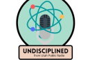 The UnDisciplined logo features an atom circling a microphone