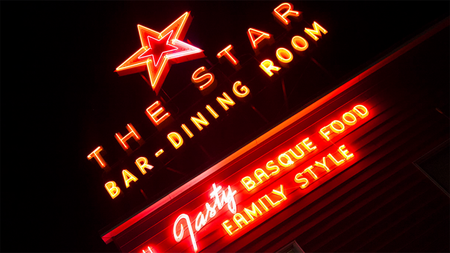 Sign of The Star in Elko, Nevada.