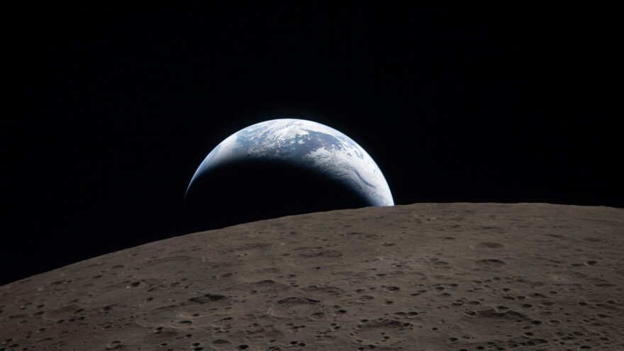 NASA Artemis Earthset