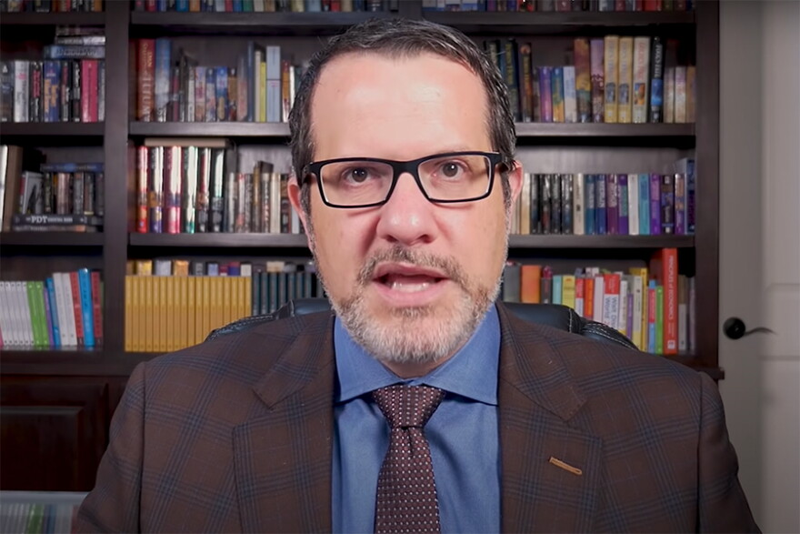 Dr. Aaron Carroll in a Zoom screenshot.