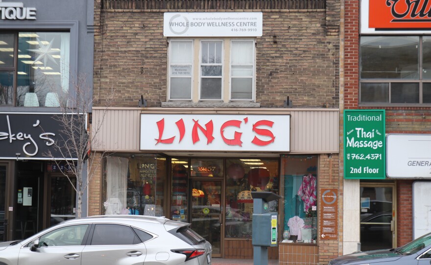 Ling’s Importing shop in Bloor West Village