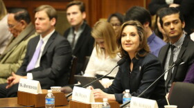 State Superintendent Joy Hofmeister testifies Wednesday before the House Subcommittee on Early Childhood, Elementary, and Secondary Education.