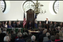Gov. Abigail Spanberger addresses a commemorative session marking the 250th anniversary of the Virginia General Assembly in Williamsburg on October 7, 2026.