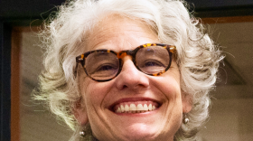 Chapter 510 co-founder and poet Janet Heller