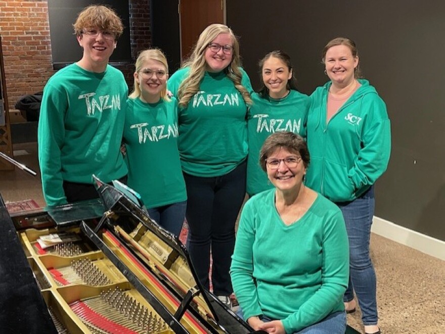 Cast members and directors of Spokane Children's Theatre's production of Tarzan