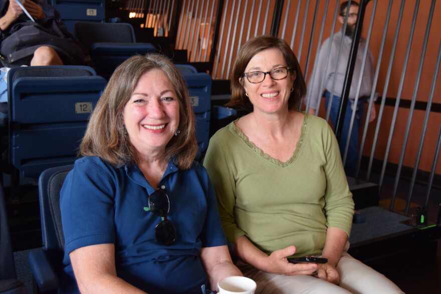 Melinda Jankord-Steedman and Phyllis Jantz at the Youngstown Cultural Arts Center for the 'Week in Review' summer tour stop on Friday, May 29.