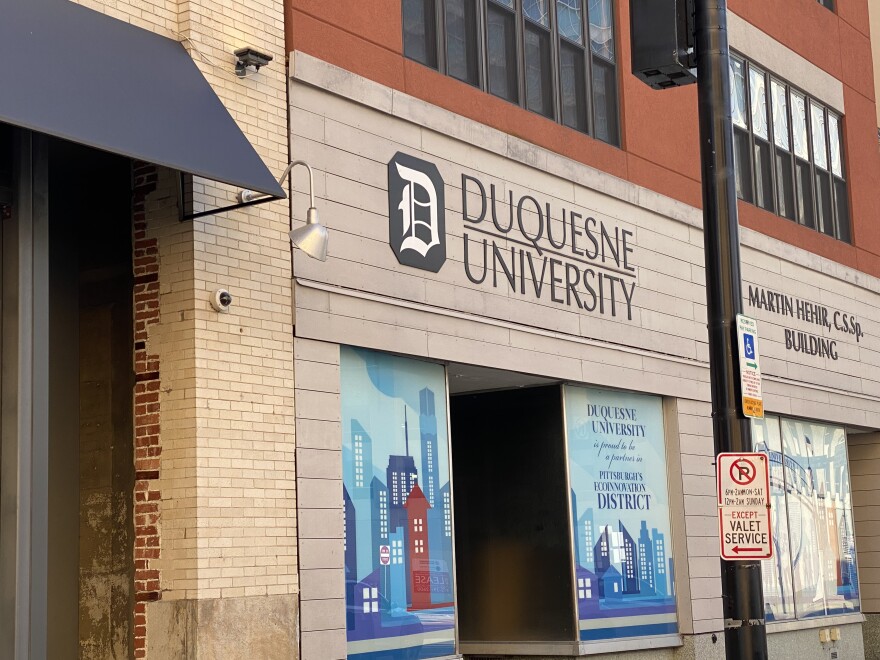 Duquesne University's downtown campus.