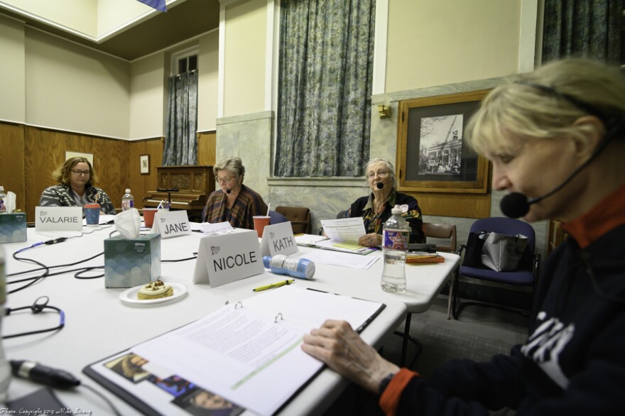 HPPR (High Plains Public Radio) Bookbytes panel Sunday 13 November 2022 afternoon to evening in Garden City, Kansas to discuss fall 2022 book review series just finished and meaning to local communities. Photo, copyright Mike Strong (also a panelist) all rights reserved except for full usage to HPPR and all the individuals in the panel and at HPPR.