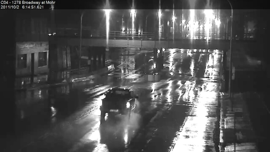 Surveillance photo at Broadway & Sobieski, The camera is on Broadway & Lombard.