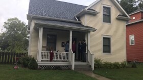 South Bend City officials and a home owner in South Bend's Northeast Neighborhood gather to talk lead issues in the city, and their neighborhood.